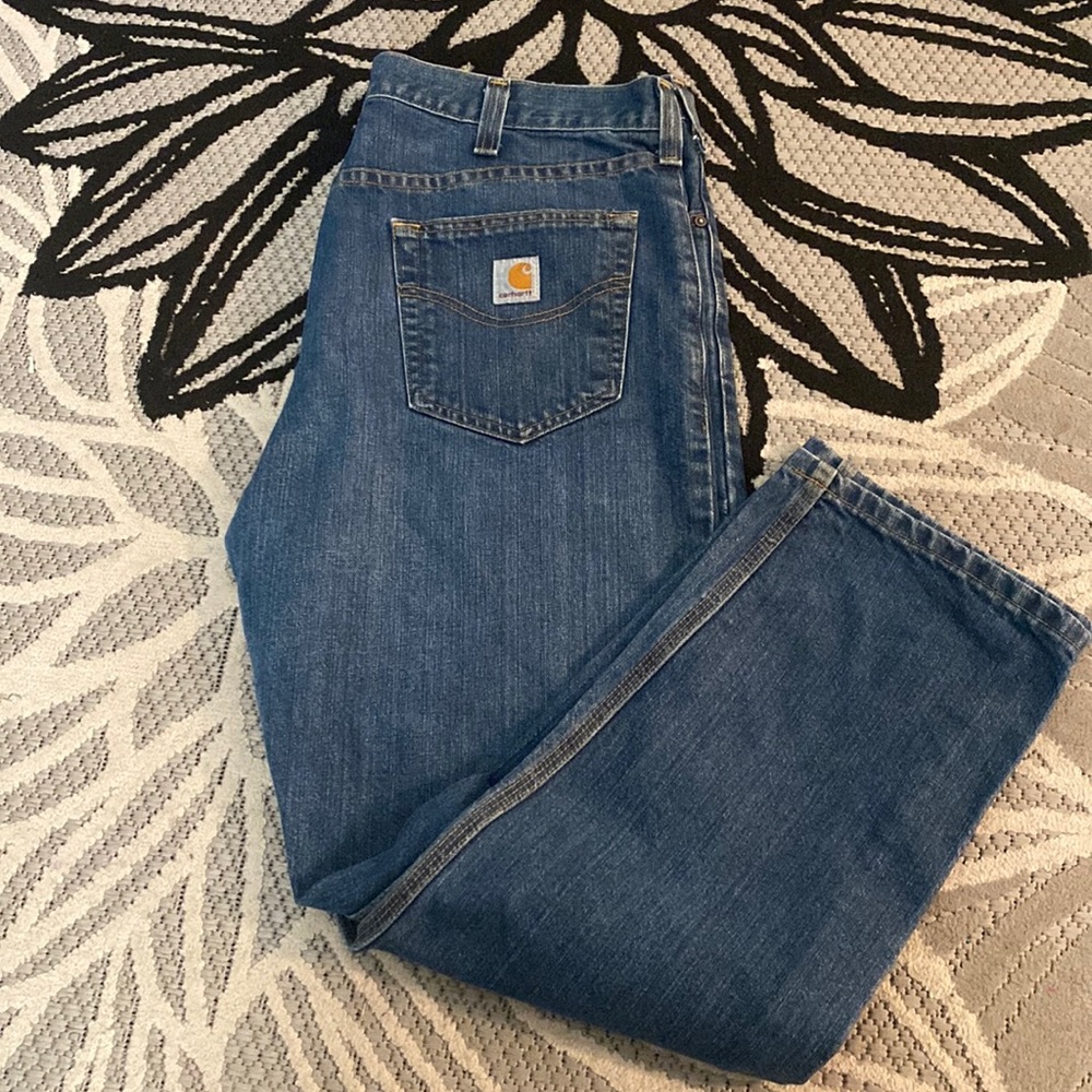 Men’s Carhartt Traditional Fit Dark Denim Jeans